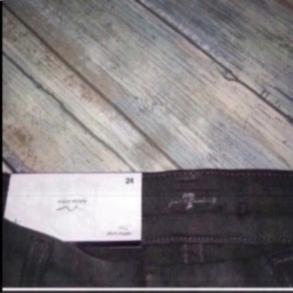 NWT 7 For All Mankind Charcoal Grey The Ankle Skinny - Picture 2 of 9
